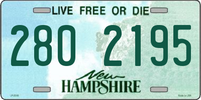NH license plate 2802195