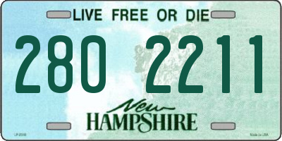 NH license plate 2802211