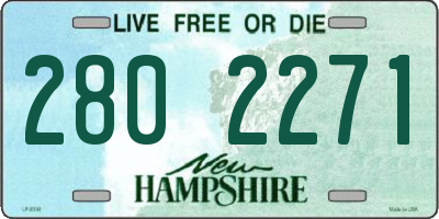 NH license plate 2802271