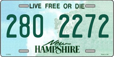 NH license plate 2802272