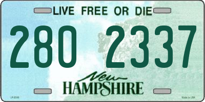 NH license plate 2802337