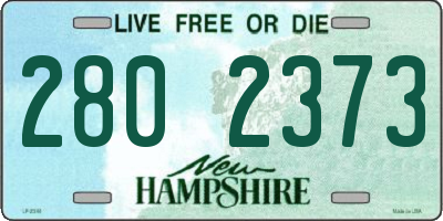 NH license plate 2802373