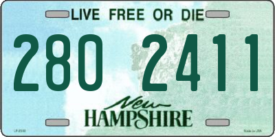 NH license plate 2802411