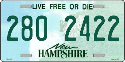 NH license plate 2802422