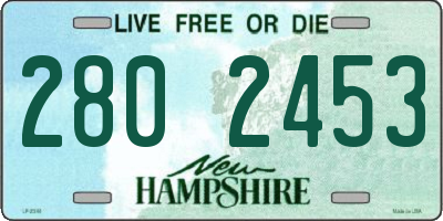 NH license plate 2802453