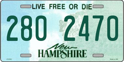 NH license plate 2802470