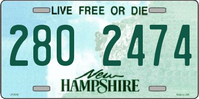 NH license plate 2802474
