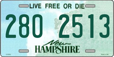 NH license plate 2802513