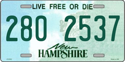 NH license plate 2802537