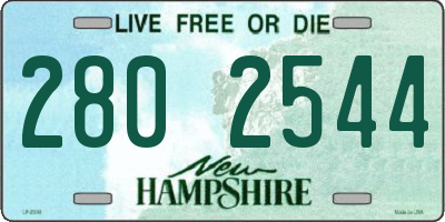 NH license plate 2802544