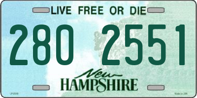 NH license plate 2802551