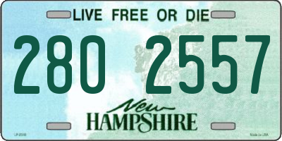 NH license plate 2802557