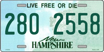 NH license plate 2802558