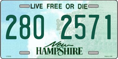 NH license plate 2802571