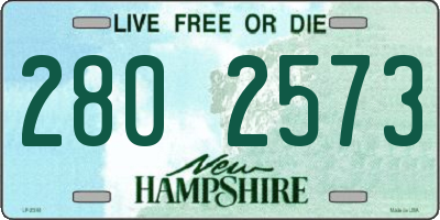 NH license plate 2802573