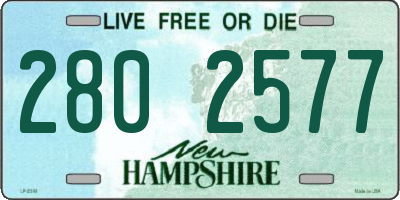 NH license plate 2802577