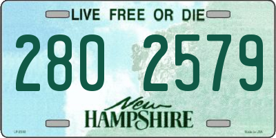NH license plate 2802579