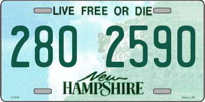 NH license plate 2802590
