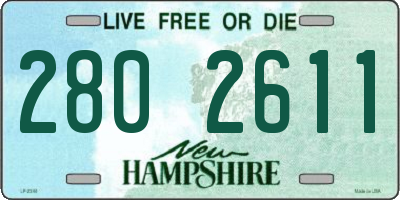 NH license plate 2802611