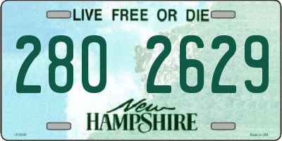 NH license plate 2802629