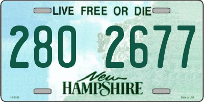 NH license plate 2802677