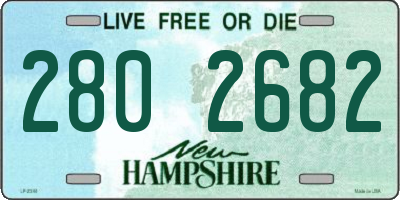 NH license plate 2802682