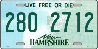 NH license plate 2802712