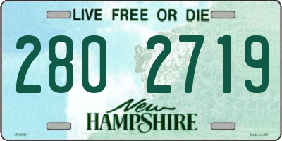 NH license plate 2802719