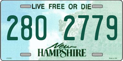 NH license plate 2802779