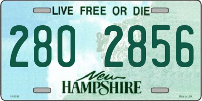 NH license plate 2802856