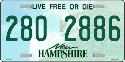 NH license plate 2802886