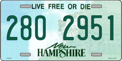 NH license plate 2802951