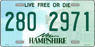 NH license plate 2802971