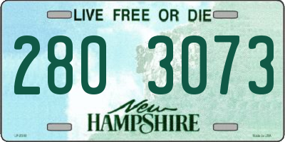 NH license plate 2803073