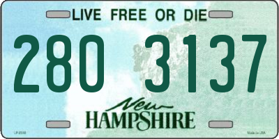 NH license plate 2803137