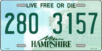 NH license plate 2803157