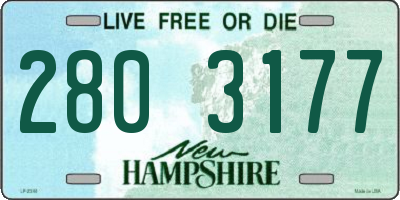 NH license plate 2803177