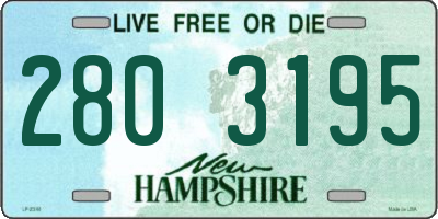 NH license plate 2803195