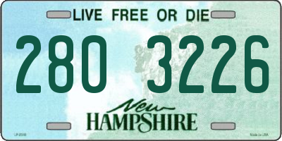 NH license plate 2803226
