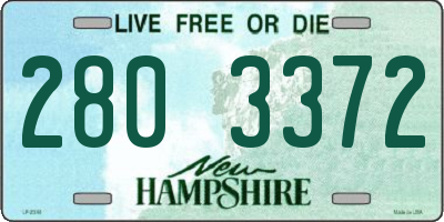NH license plate 2803372