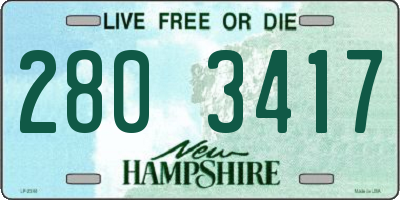 NH license plate 2803417
