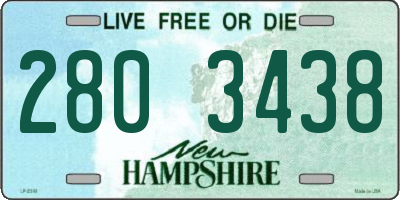 NH license plate 2803438