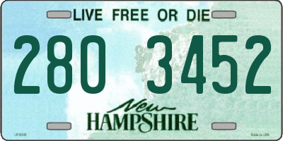 NH license plate 2803452