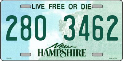 NH license plate 2803462