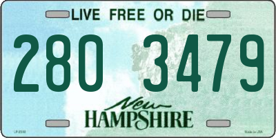 NH license plate 2803479