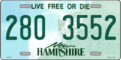 NH license plate 2803552