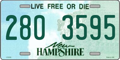 NH license plate 2803595