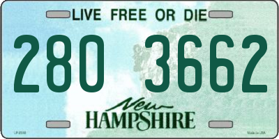NH license plate 2803662