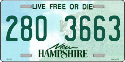 NH license plate 2803663
