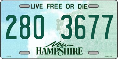 NH license plate 2803677